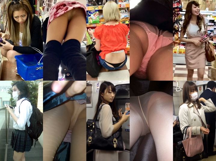 Gcolle_Upskirt_21 【限定10セット！ 】6月22日販売、超SSS級お姉さんをスカー トめくりで純白パンティ丸見え！！ ， （10分超）腳フェチ必見！！ ムチムチJKの純白P， 無防備なお姉さん&ギャルのパンチラ 【4本セット】