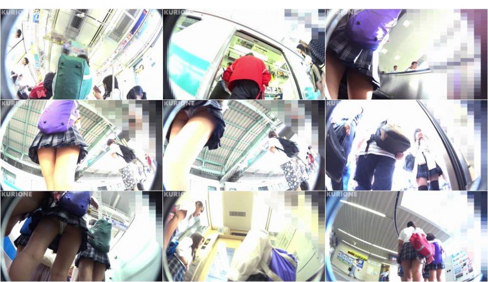 お肌もちもち☆ツインテの美少女kちゃん逆さ&電車内で・・！ etc5作品