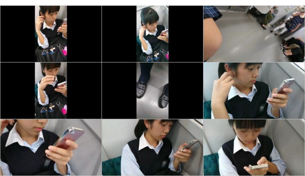 ローファー・太もも・スカートチラ撮り】7分間耐久、今時JKをじっとみつめる！ 登下校女子高生vol.32