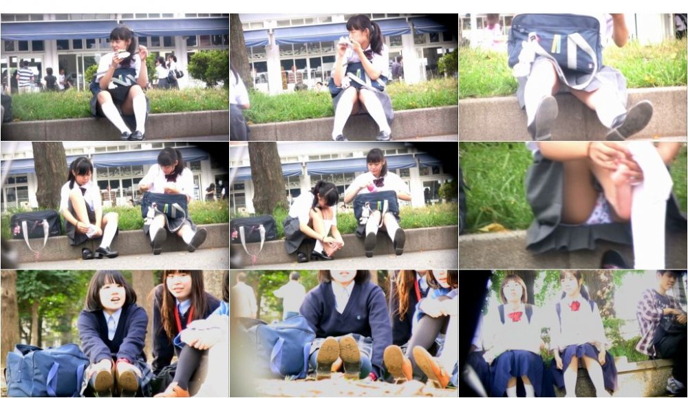 無防備丸見え☆初々制服のcちゃん1年生パンツ♬etc4作品