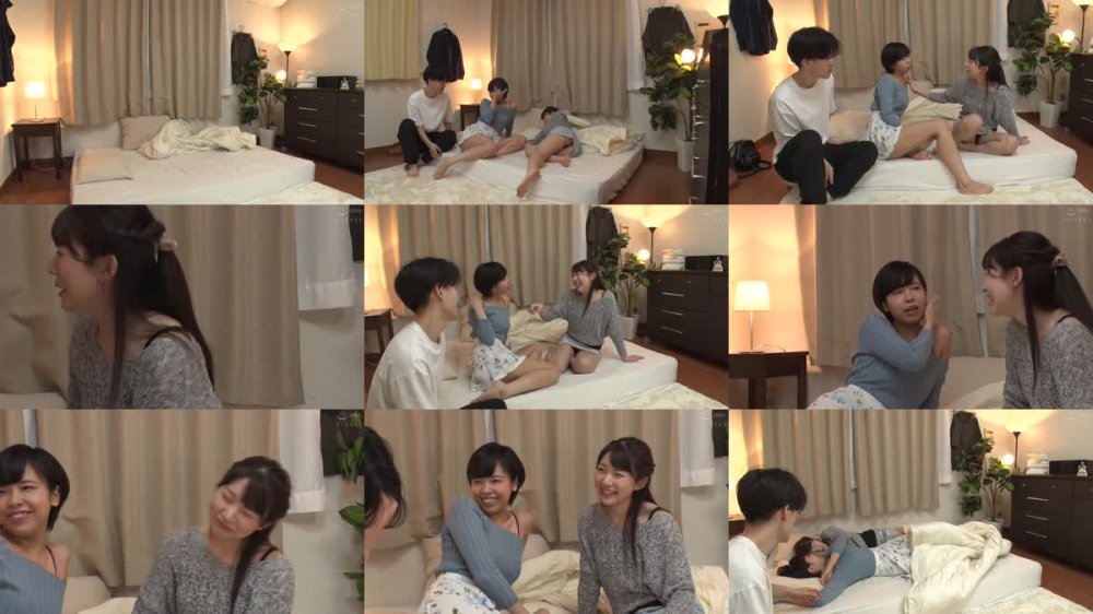 +++ HUNTB-389 「何2人だけ楽しんでいるの？私も混ぜてよ！」酔った義姉が女友達と一緒に狭いボクのアパートにやって来て川の字状態で寝てたら朝まで3Pの神展開！