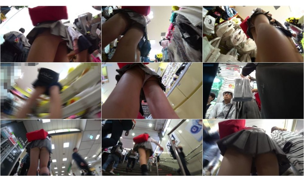 夏になりさらに短くなった生腳の現役JKを追跡パンツをご拝見、他3作品