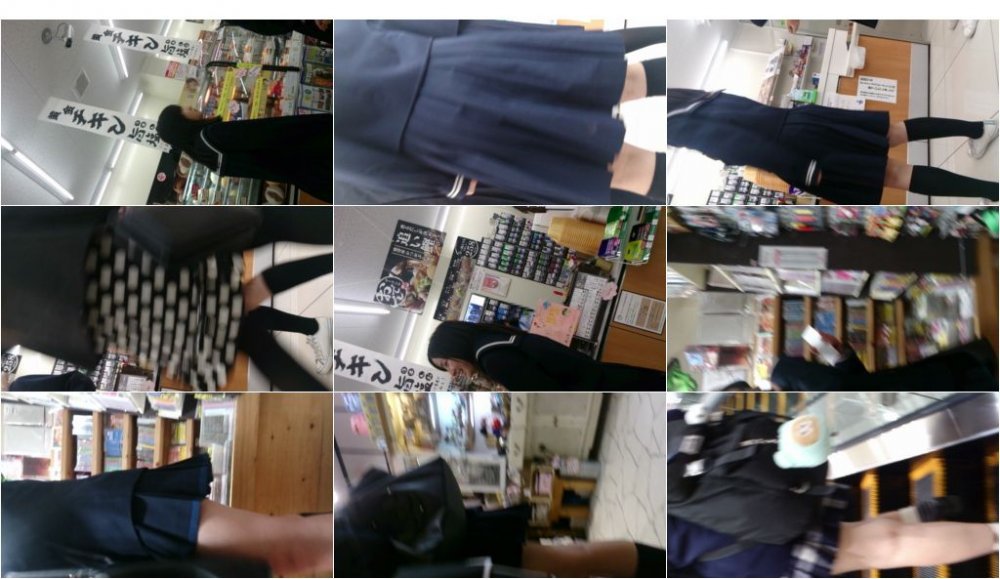アイドル級に可愛い制服のcに声掛け♪逆さ撮り生パンツ！ etc4作品+