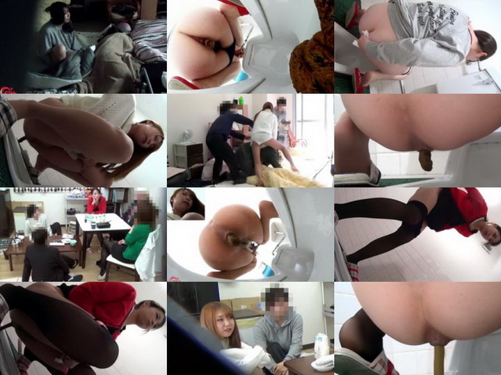 BFFF-128 Girls excretions huge pile shit in toilet. (HD 1080p)