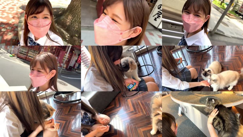 +++ [FHD] 345SIMM-784 ゆき(18)/学校サボって彼氏に会いに来ちゃう一途J♪【一限目】学生らしいお安めデートからのホテルで制服のままセックス。匂いフェチの彼女に嗅がれながららぶらぶえっちで大量中出し！【2限目】持参した猫ちゃんコスプレに恥ずかしがる彼女と、打って変わって激し目の発情期交尾で大量発射！