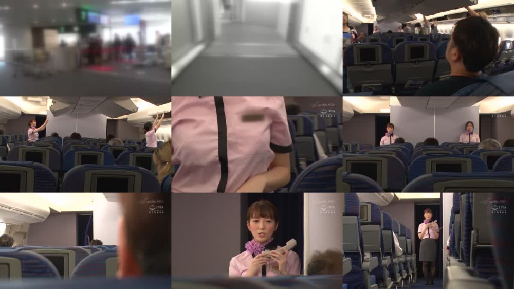 +++ [FHD] NHDTB-720 CA飛行機痴●8 豪華版 乳首開発中出しスペシャル