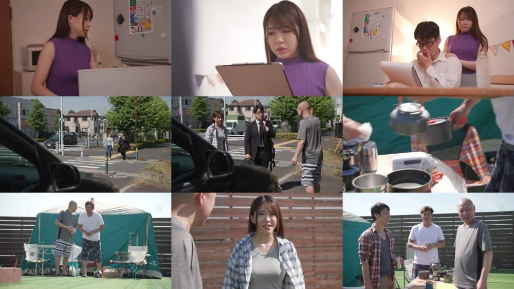 +++ [FHD] JUQ-148 Gカップ専属×本格NTRドラマ―！！ 町内キャンプNTR テントの中で輪●された妻の衝撃的寝取られ映像 一乃あおい
