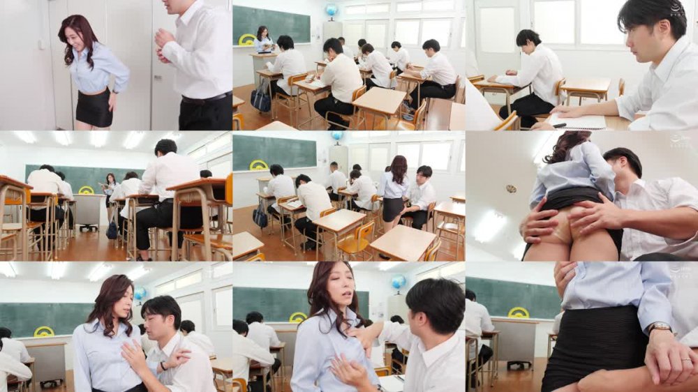 +++ [FHD] IQQQ-36 声が出せない絶頂授業で10倍濡れる人妻教師 白木優子