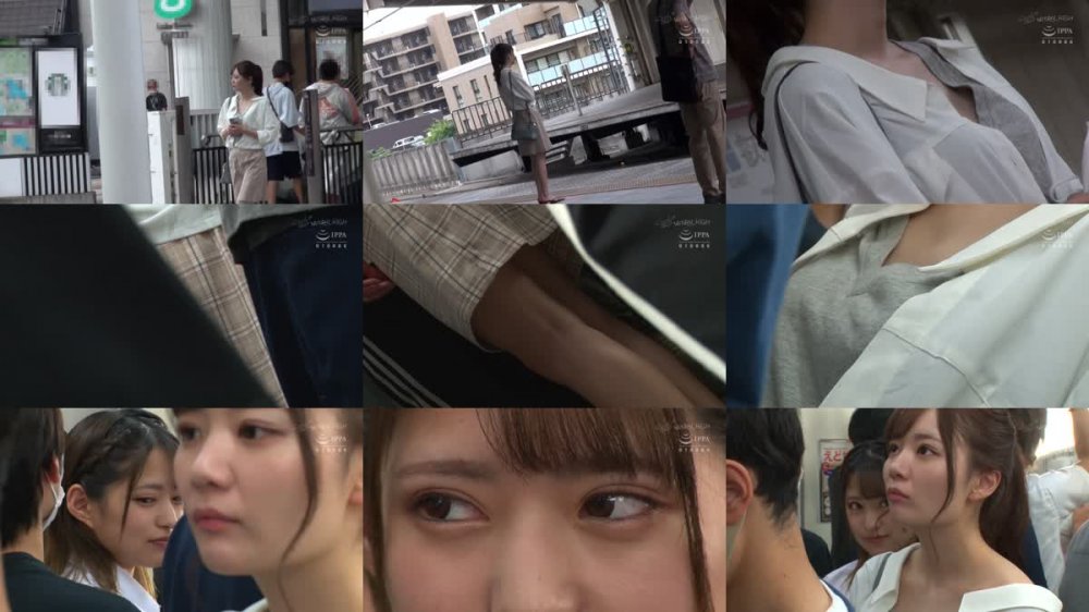 +++ [FHD] NHDTB-754 こっそり服の中で乳首いじり痴●され電車内でレズイキさせられた美乳女