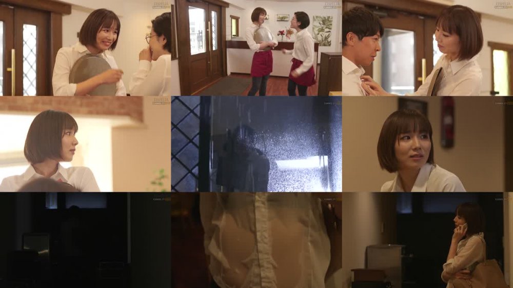 +++ [FHD] DLDSS-156 突然の豪雨で帰宅困難になったバイト先のびしょ濡れパート人妻と朝まで…　穂高結花