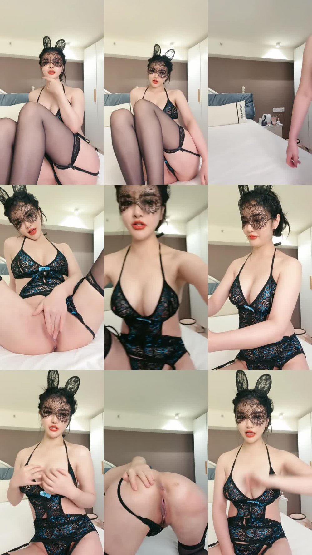 +++ ZB20221224_017 真人版充氣娃娃，絲襪高跟大長腿，風騷大奶子誘惑誘惑，聽狼友指揮掰開騷穴給狼友看，道具抽插浪叫不斷真騷