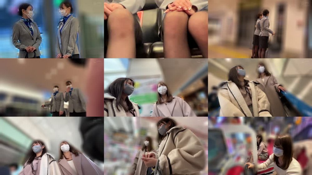 +++ [FHD] 467SHINKI-124 【CA】【空港内勤務中盗撮】【凛々しい制服姿】【乱交】Aちゃん&Iちゃん