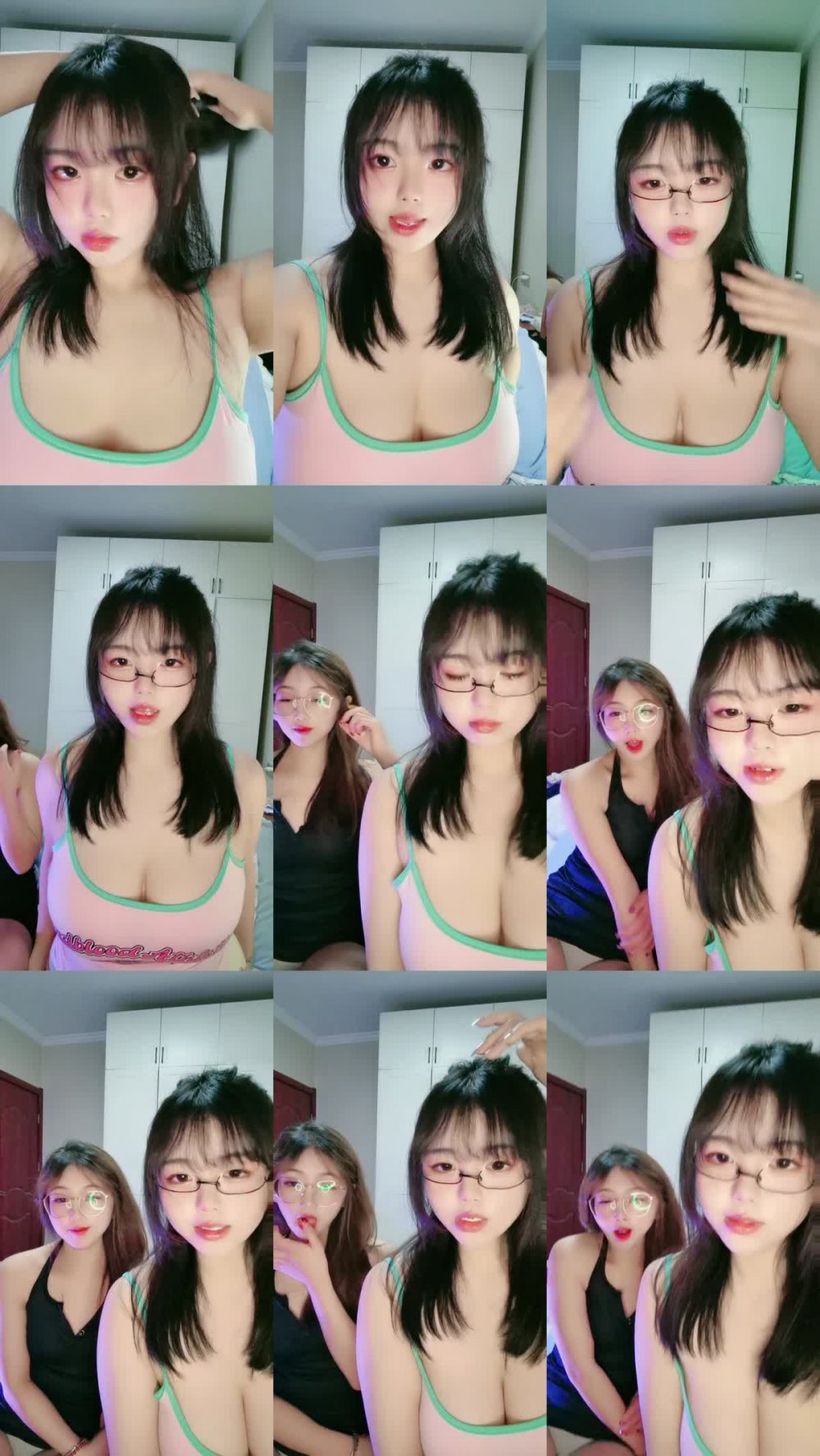 +++ ZB20230121_005 大奶尤物小姐妹全程露臉一起大秀給狼友發騷，互動情趣聽指揮叫狼友爸爸，揉奶玩逼自慰撅著屁股給狼友看好騷