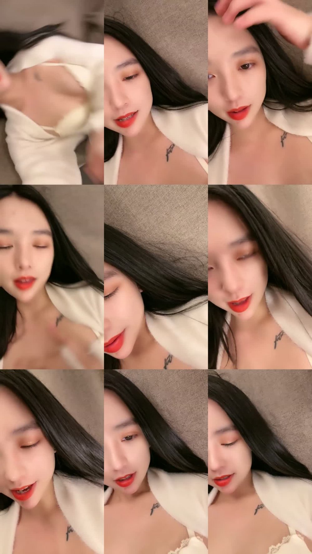 +++ ZB20230127_011 烈焰紅唇性感女神！脫下齊逼短褲露翹臀！多毛騷穴掰開特寫，翹起屁股搖擺，極度誘惑風騷