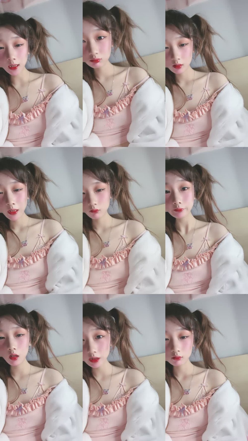 +++ ZB20230128_013 雙馬尾新人美少女！臉上紅撲撲的！嘴比較小吃不了大JB，撩起衣服貧乳，多毛嫩穴尿尿超粉嫩