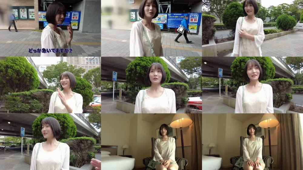 +++ [FHD] 523DHT-0669 ショートヘアでワンピが素敵なとっても可愛らしいスタイル抜群でくびれた腰と美尻がたまらない巨乳の超美魔女人妻 ひかりさん36歳
