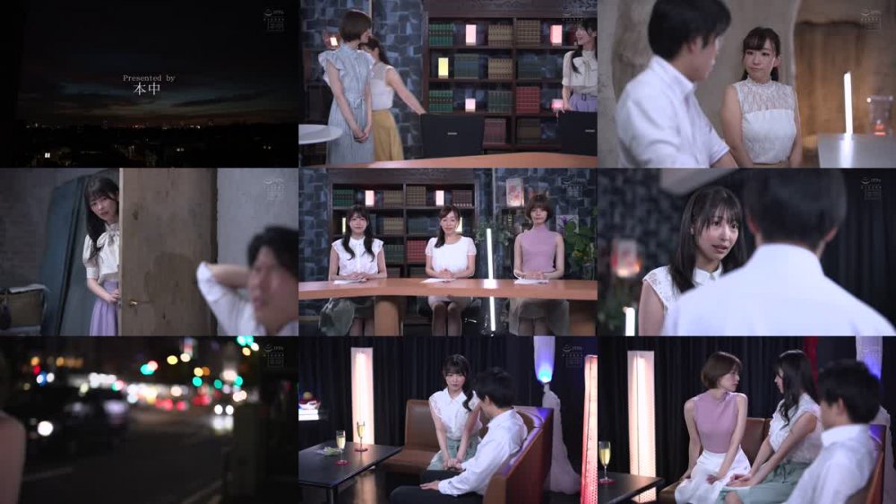+++ [FHD] HMN-315 W女子アナささやき淫語ハーレム メインキャスターを狙う2人が番組プロデューサーの僕を奪い合う逆3P 中出し 月乃ルナ 森日向子