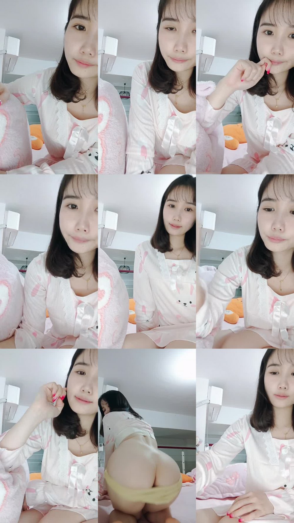 +++ ZB20230223_014 氣質美女素顏誘惑！白皙皮膚性感美臀！半脫下內褲搖擺，掰開粉嫩緊緻小穴，手指扣入嬌喘