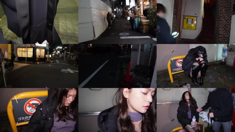 +++ [FHD] 777YMYM-011 ヤミヤミ007/パンツ丸見えで駐車場に落ちてた爆乳女&変なくつ下の潮吹き過ぎ女/ヤミヤミアルコール