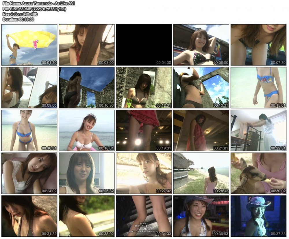 [LCDV-20072] Azusa Yamamoto 山本梓 あずらいく…。[AVI/689MB]