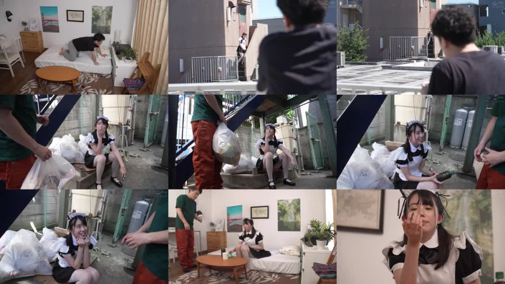 +++ [FHD] HUNTB-481 「寒いから休憩室がわりにアンタの部屋貸して」メイド喫茶の裏のゴミ捨て場でタバコを吸うドSなコンカフェ嬢に声をかけられセックスご奉仕させられた