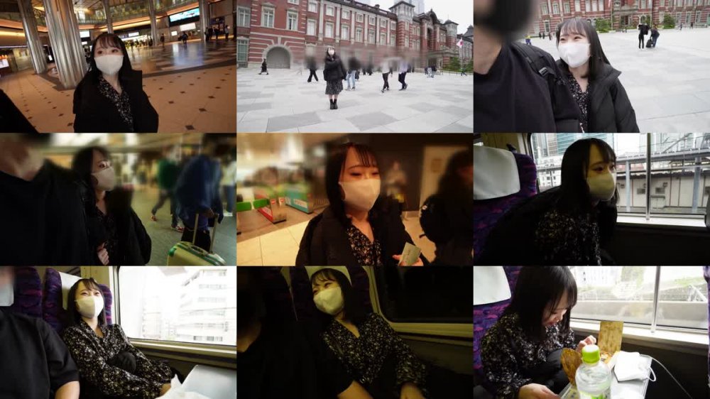 +++ [FHD] 534IND-095 22時間着用【個人撮影】薄紫のメッシュパンツちゃん_激レア_Gカップのハーフ系の制服美小女