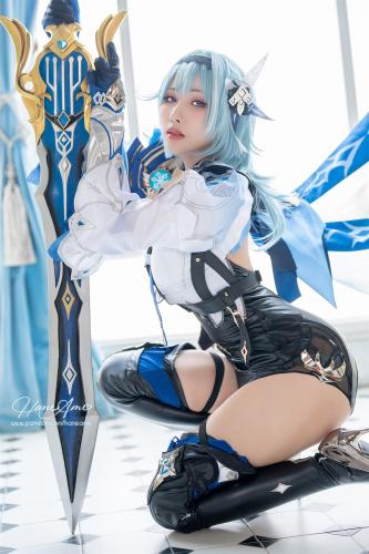 [Cosplay] Hane Ame 雨波 – Eula Lawrence Genshin Impact