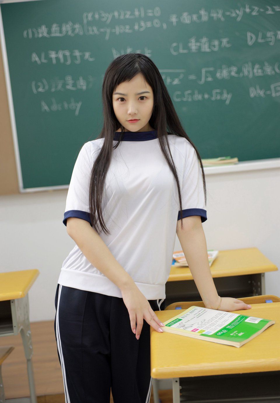 胸部豐滿的學生妹 [22P]