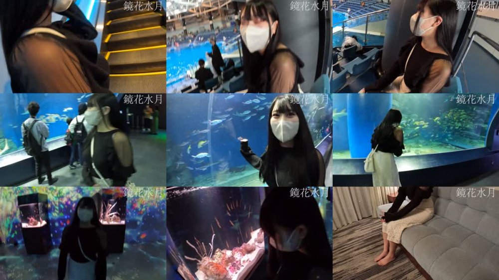 +++ FC2-PPV-3116779 【再販ございません】18歳黒髪美小女しおりちゃんと初水族館デート！Gカップへと成長した身体に大量生中出し！人生初顔射！2作品分の超大作！【私服解禁】【初コスプレ】