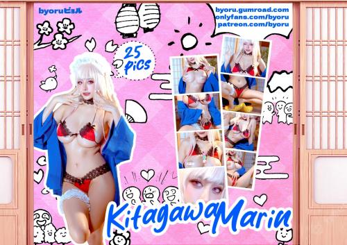 [Cosplay] Byoru – Marin red lingerie (My Dress-Up Darling)