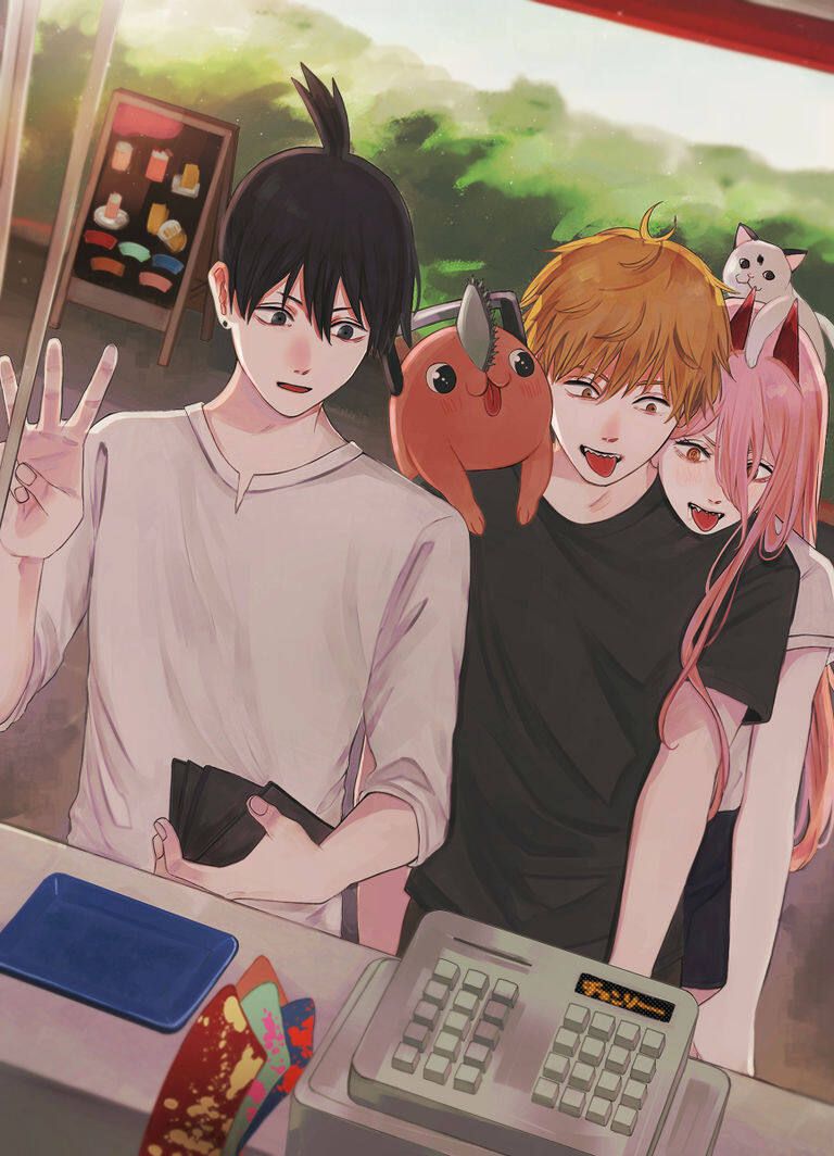 三人組 肚子 [26P]