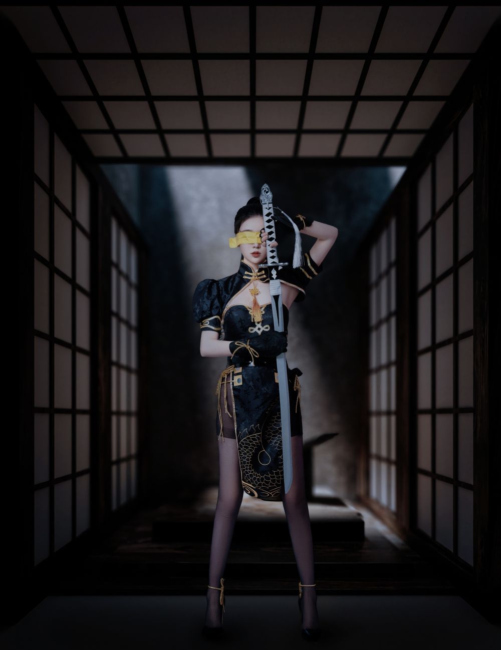 黑絲巨乳白嫩颯爽[30P]