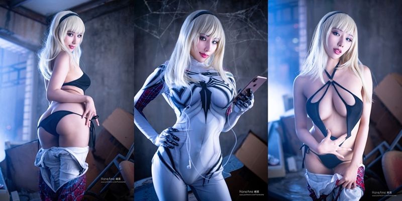 HaneAme – Spider Gwen Venom [20P]