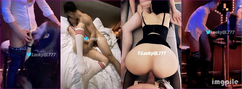 最新天府女神『LuckyQL77』土豪專屬美女 戶外車震 淫亂輪操黑絲長腿女神