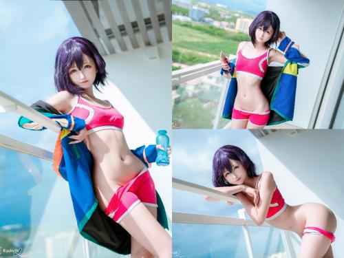 [Cosplay] KuukoW クー子 – Shizuka Mikazuki (Zom 100: Bucket List of the Dead)