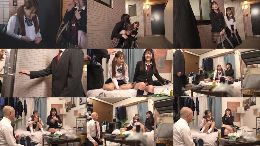 +++ [FHD] HUNTB-616 「鍵失くしちゃったからおじさんの部屋入れて！」隣に住む鍵っ子姉妹とまさかの神3P！お隣さんはシングルマザーでいつも夜は部屋で2人きりの姉妹。