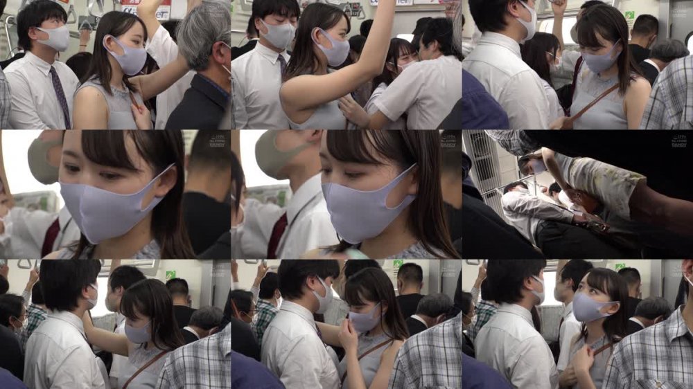 +++ [FHD] DANDY-878 マスク越しのキスは最高の前戯！美淑女に満員状態で息がかかるほど密着したらベロキスを求められヤられた 無自覚に誘惑する爆乳OL