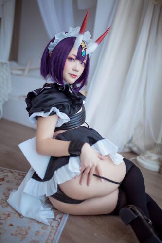 [Cosplay] Mime 弥美 – Drunken Maid 酒呑童子女仆