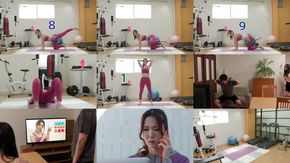 +++ [FHD] JUQ-385 美尻と魔性の微笑みで僕を誘惑する人妻パーソナルトレーナー 逆NTR 波多野結衣