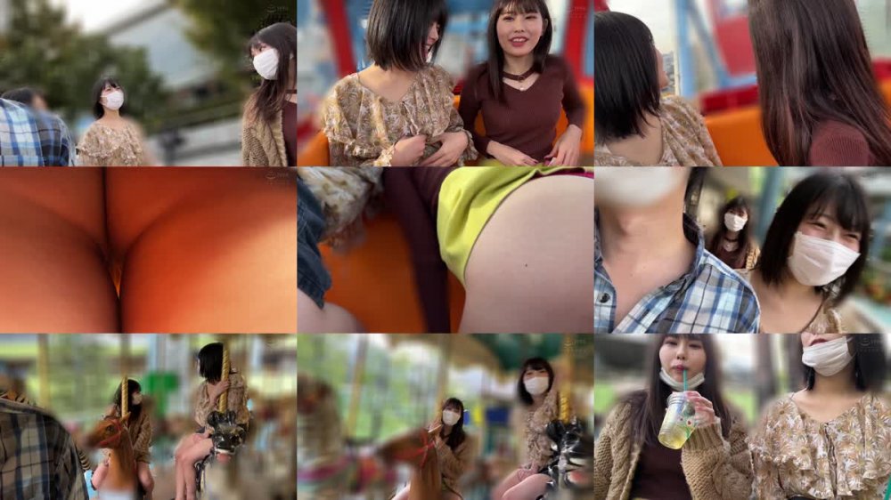 +++ [FHD] 467SHINKI-162 【パンチラ遊園地】【セク好き美少女】【アミューズメントフェラ】【生ハメ4P】【中出し狂】Hちゃん&Yちゃん