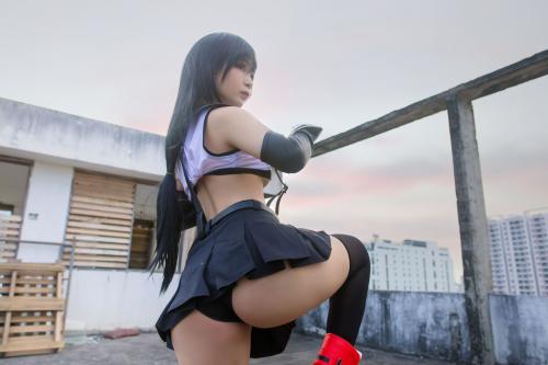 [Cosplay] Umeko J. – Tifa Lockhart ティファ・ロックハート Vol.01