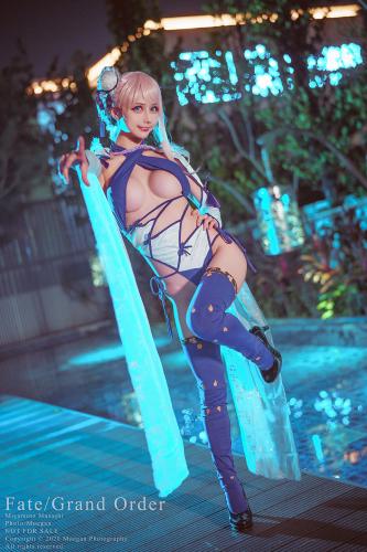 [Cosplay] Rinka Okita 沖田凜花 – Souji Okita ver. Swimsuit 沖田総司 水着ver. (Fate Grand Order)
