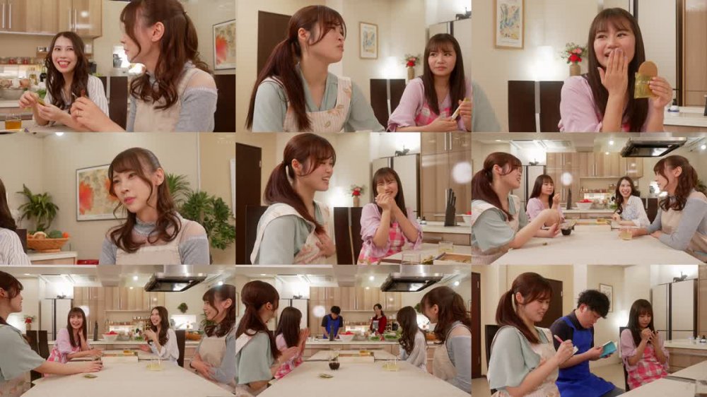 +++ [FHD] HUNTB-660 若妻だらけの料理教室に参加したら男はボク1人でハーレム状態！実習そっちのけで超欲求不満の若妻たちにボクのデカチンが料理されまくり！旦那の…