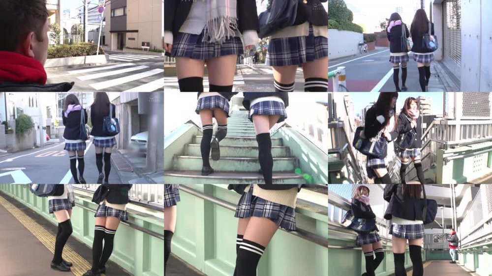 +++ [FHD] 345SIMD-007 制服ニーハイの間から覗く褐色の絶対領域に不法侵入し精子ぶっかけマーキング【ミニスカ/パンチラ/絶対領域/太ももコキ】