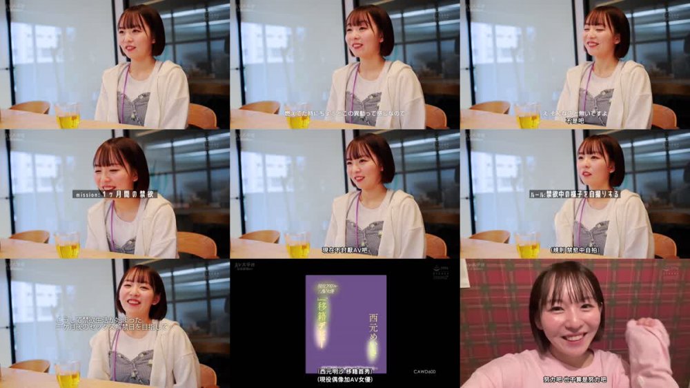 +++ [FHDC] CAWD-600 現役アイドル×AV女優 西元めいさkawaii*移籍デビュー 60日間密着した人生初の大禁欲スペシャル