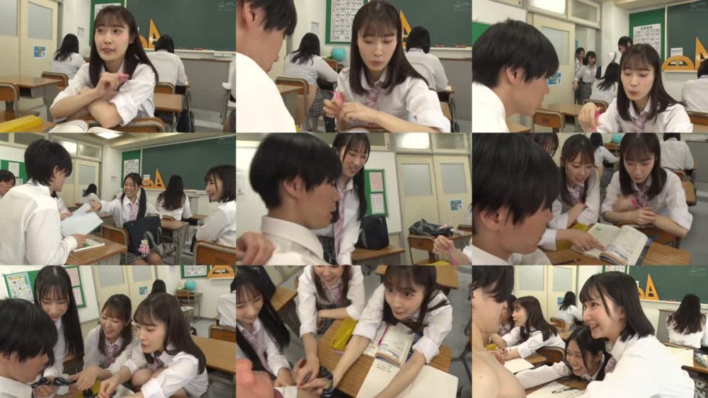 +++ [FHD] HUNTB-735 『バレずにイケる？』教室でスカート内ちょいハメSEX！エッチな女子〇生の間で流行ってます！教室で小悪魔女子による休み時間＆放課後の危険な遊び