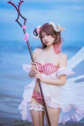 [Cosplay] Nisa 二佐 – Ayja Farah Swimsuit 艾雅法拉泳装