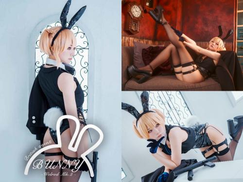 [Cosplay][Harmonytzsche] Nawo なを。 – Bunny Welrod Mk.2 (Girls’ Frontline)