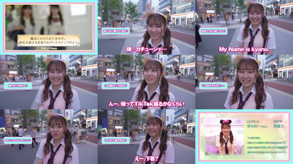 +++ [FHD] 107HSDAM-007 制服ディステニー きゃのーちゃん(3年生)