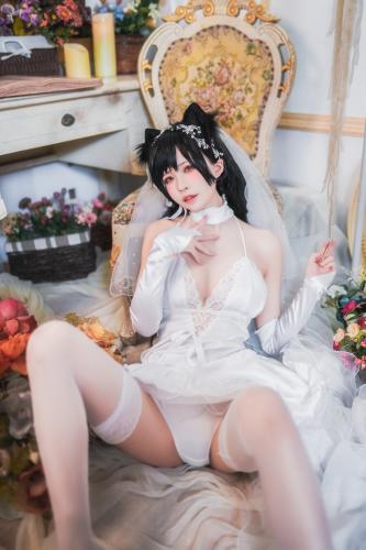 [Cosplay] Arizatus 可可老师 – Atago White Flower Oath 爱宕白花誓言
